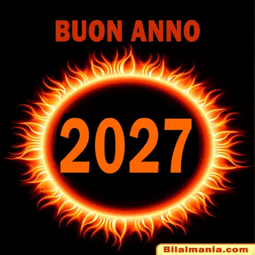 auguri di buon anno 2027 gif
