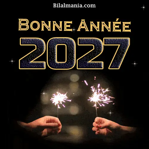 bonne année 2027 gif