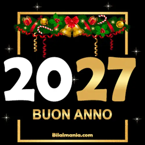 Buon Anno nuovo 2027 gif