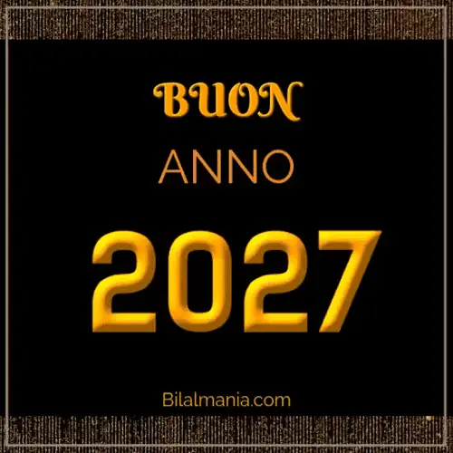 Felice Anno Nuovo 2027