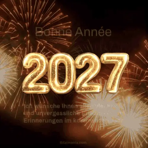 Gif Bonne année 2027