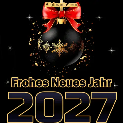 guten rutsch ins neue jahr 2027 gif