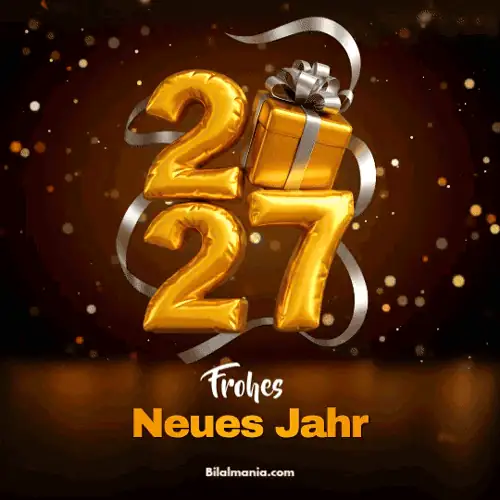 guten rutsch ins neue jahr 2027 gif