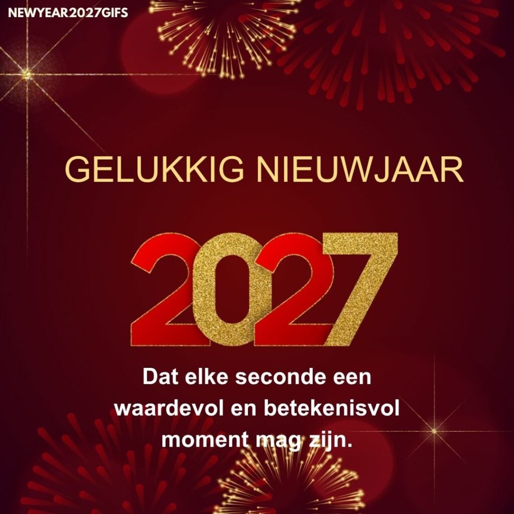 De Beste Wensen voor 2027 Kwaliteitstijd met feestelijke nieuwjaarsdecoratie en beste wensen voor 2027