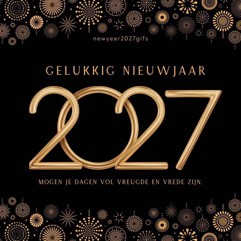 Vrede en Vreugde Nieuwjaar 2027 Harmonie met feestelijke nieuwjaarsdecoratie en beste wensen voor 2027